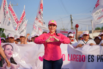 Asegurará candidata Carmen Lilia Canturosas más prosperidad para la niñez en Nuevo Laredo