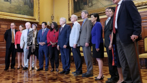 AMLO se reune con Congresistas de EU para hablar del T-MEC