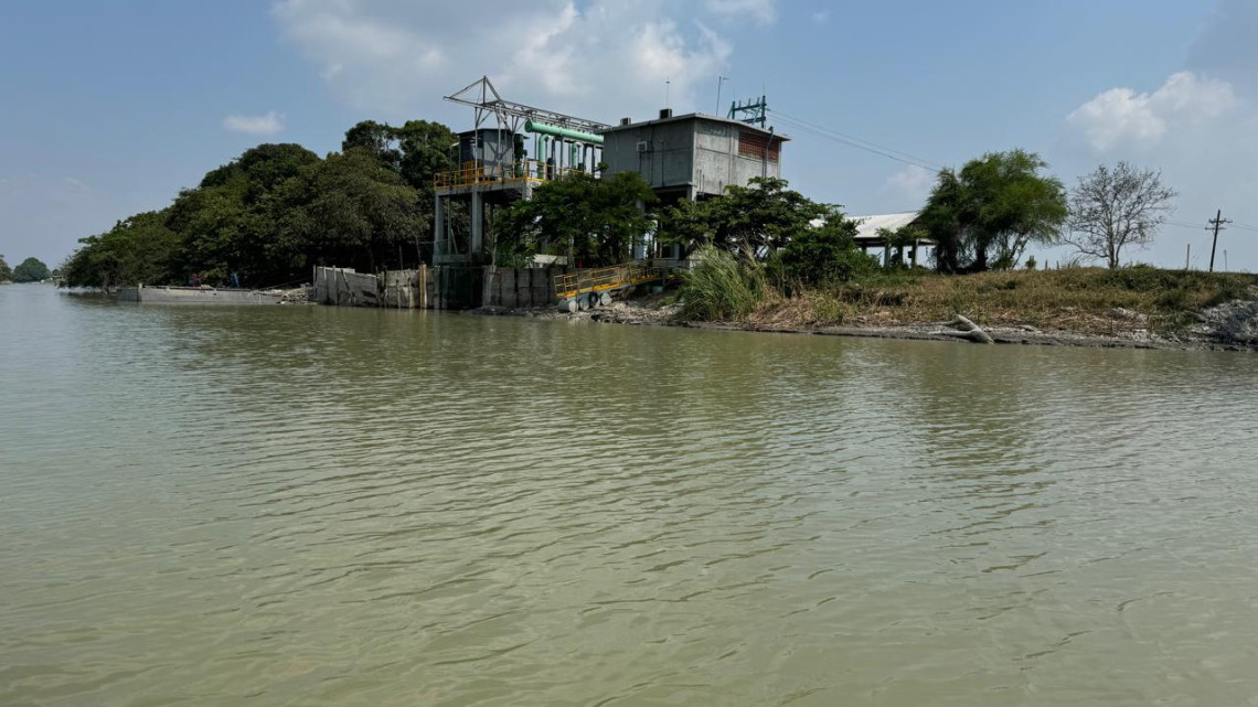 Supervisa Américo trabajos de dragado en el sistema lagunario en el sur de Tamaulipas  