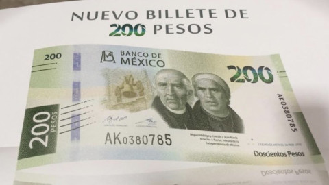 Presentan nuevo billete de 200 pesos