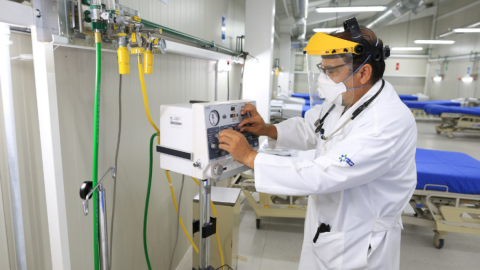 Entrega Gobernador Hospitales Temporales COVID-19 en Matamoros y Mante