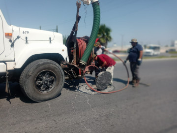 Efectuó COMAPA trabajos de mantenimiento en Jarachina Sur 