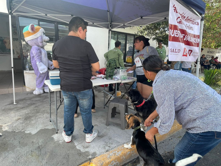 Previenen rabia en mascotas con vacunas