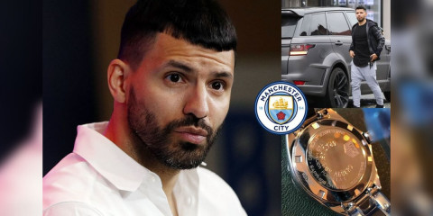¡Enorme gesto! Kun Agüero regala relojes para el personal del Manchester City
