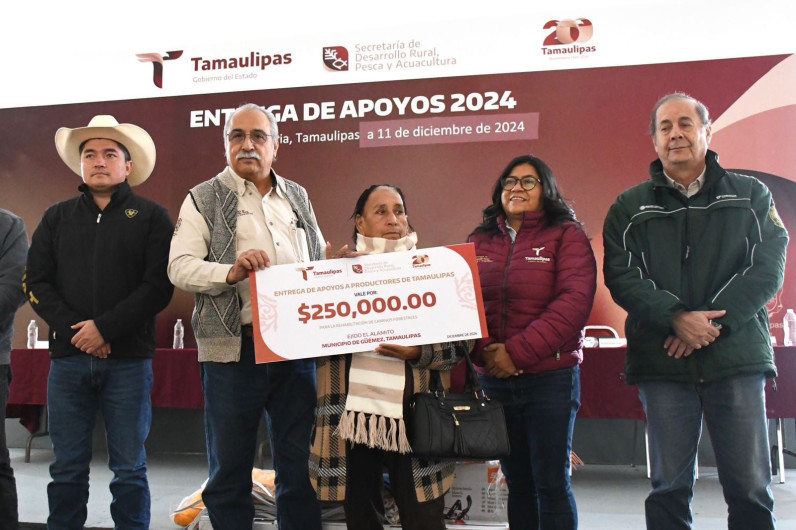 Entrega Desarrollo Rural apoyos a productores forestales