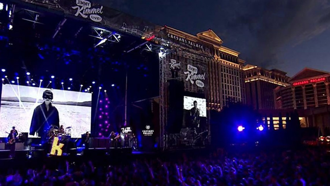 The Killers tocan desde Las Vegas para el show de “Jimmy Kimmel Live”