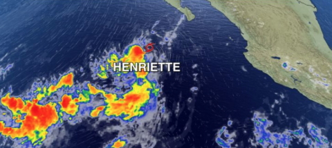 Se forma la tormenta tropical “Henriette” en el Pacífico