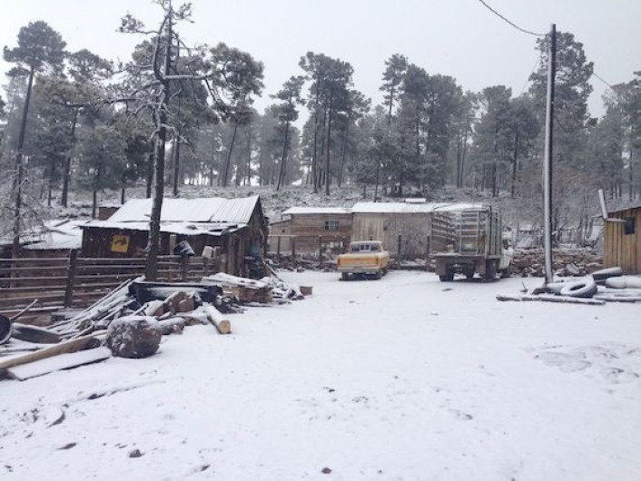 Reporta Conagua temperatura de menos 8.5 grados en La Rosilla, Durango