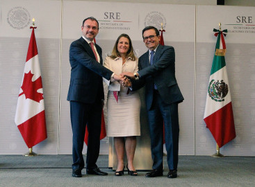 México y Canadá cierran filas para que TLCAN sea de "ganar ganar"