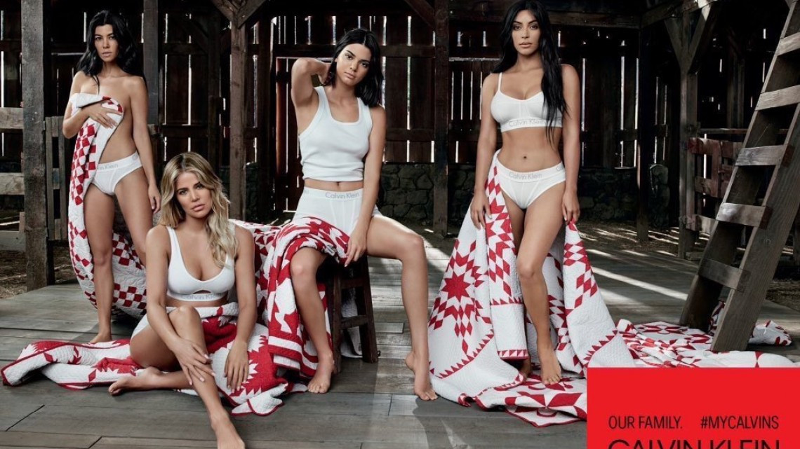 Las Kardashian-Jenner, en ropa interior para Calvin Klein