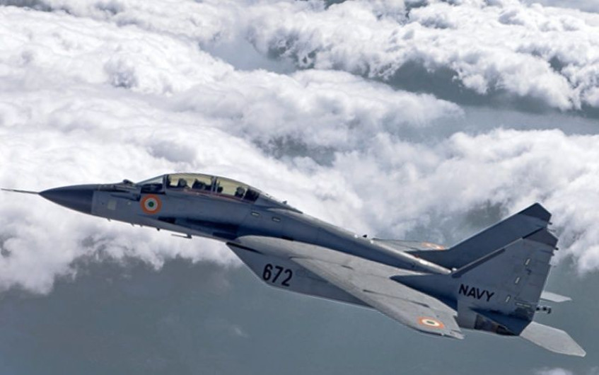 Un avión de combate Mig-29 se estrella en la India 