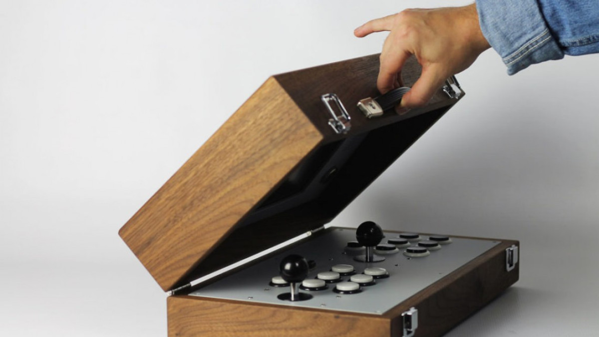 Conoce esta increíble máquina retro de videojuegos