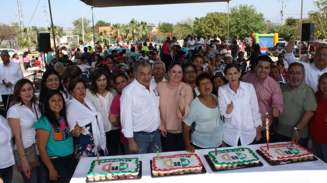 PRI celebra su 89 aniversario en Tamaulipas