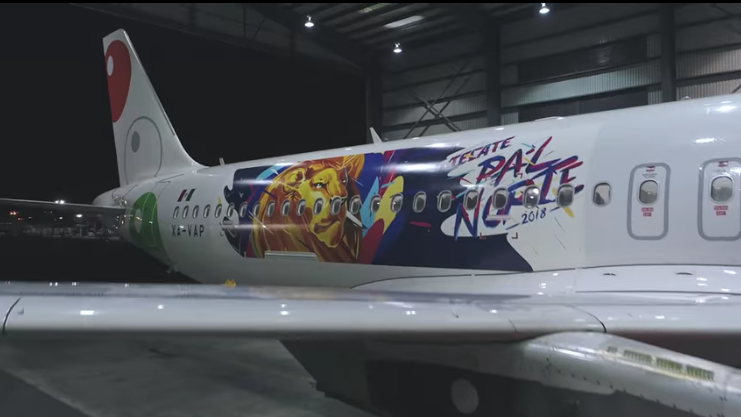 ¡Viva aerobús nombra al avión Pa´l Norte! 