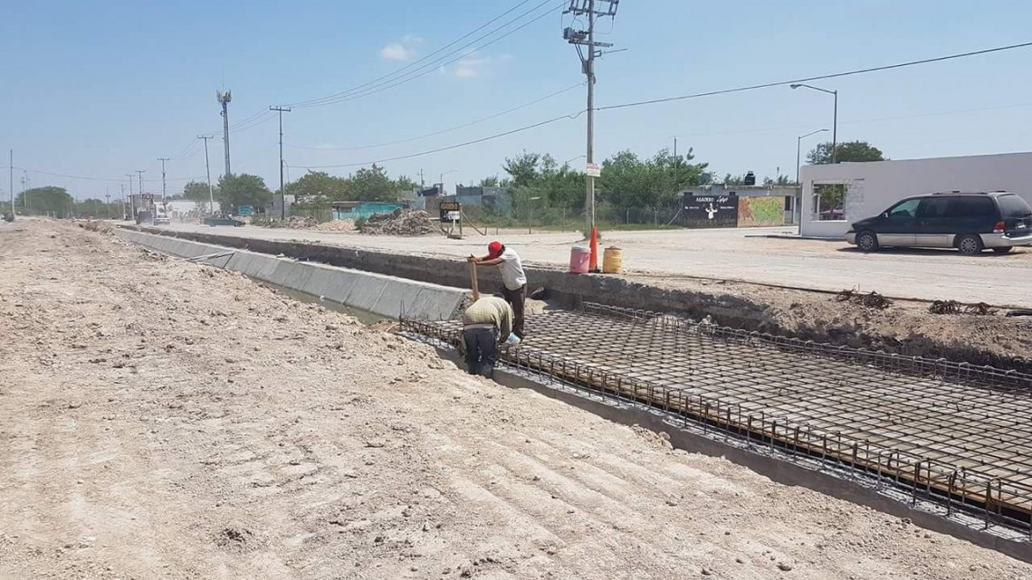 Al 40% construcción del Canal Pluvial Balcones de Alcalá