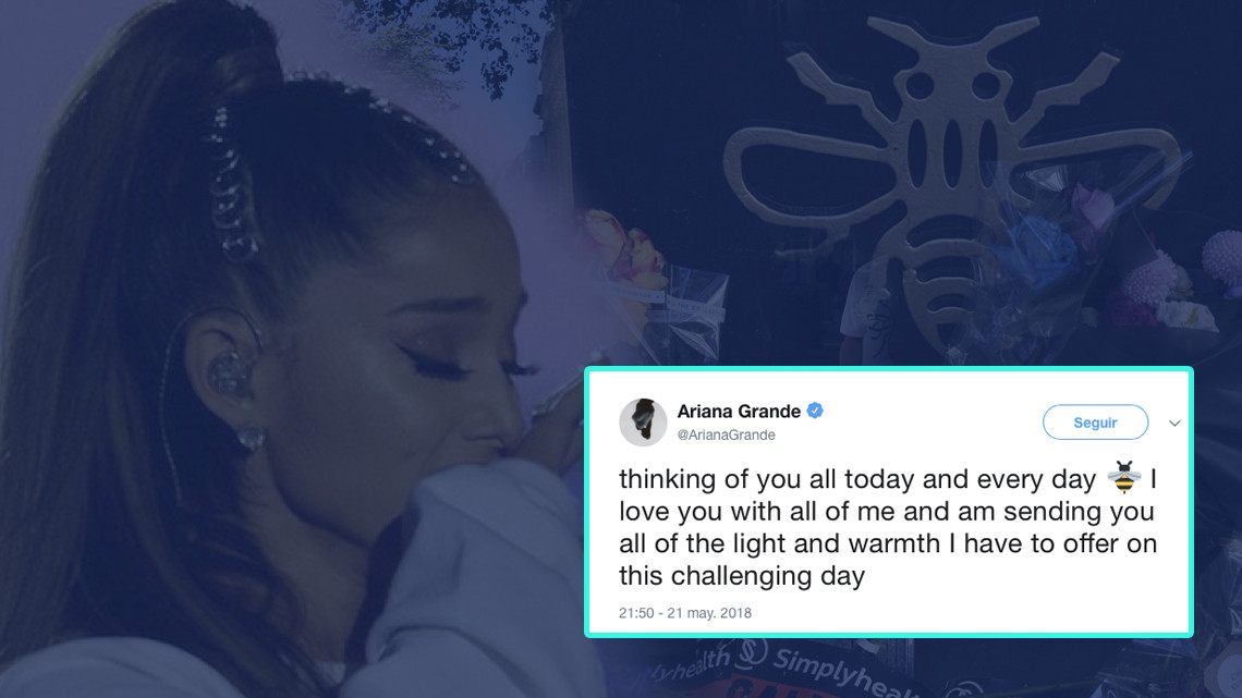 El mensaje de Ariana Grande a un año de la tragedia de Manchester