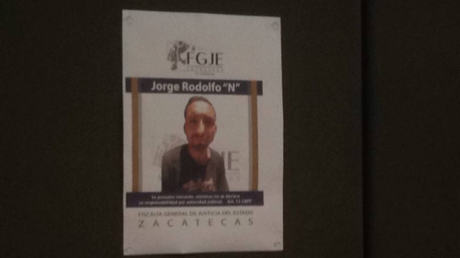 Cae presunto responsable de homicidio de niña en Zacatecas