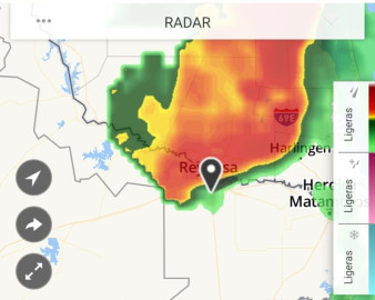 Indica pronóstico del clima probabilidad de lluvias para Reynosa 