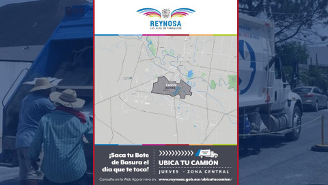 Este jueves pasará el camión de recolección de basura a las colonias del Sector Central