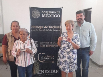 Entregan credenciales IMSS-Bienestar