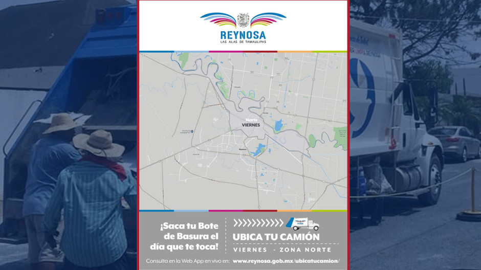 Recuerde, este viernes pasa el camión de la basura en el sector Norte 