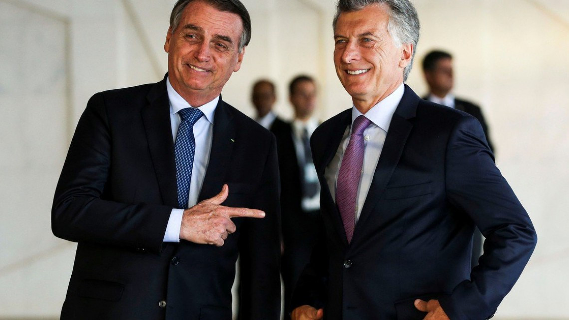 Bolsonaro realiza su primera visita oficial a Argentina