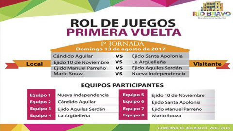 Hoy inicia "Torneo de futbol interejidal"