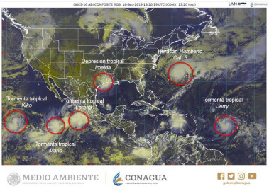 Lorena ocasionará lluvias torrenciales en el país