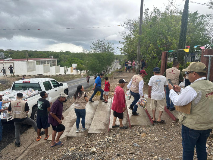 Lleva SEBIEN cobijo a poblados de Güémez