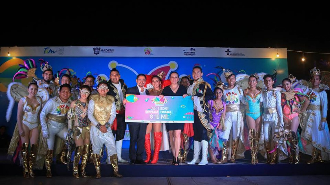 Se realiza premiación de los ganadores del Carnaval Playa Miramar 2018