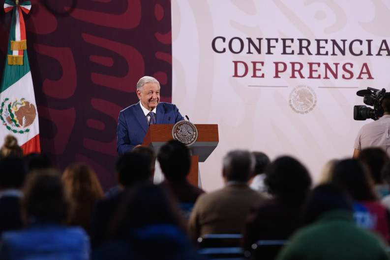 Destaca AMLO potencial económico y avances en seguridad de Tamaulipas