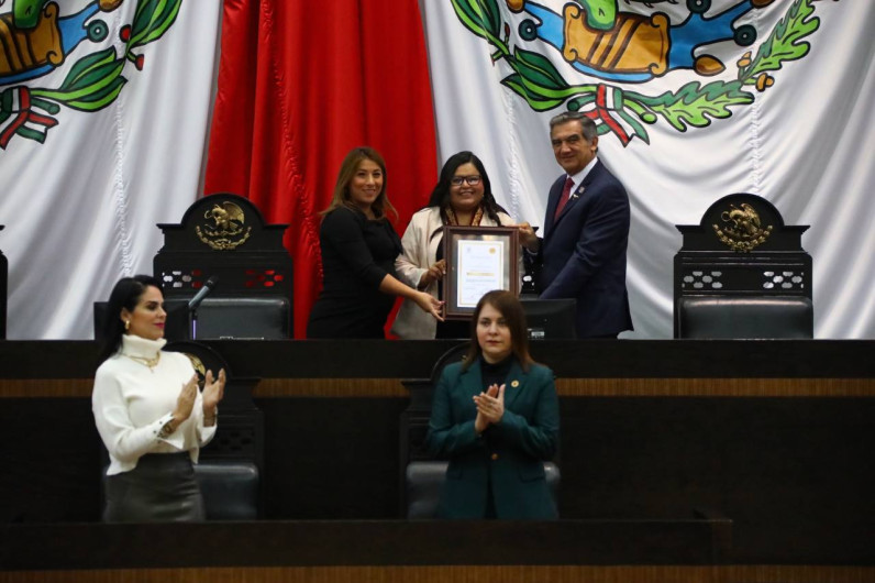 Reconoce congreso con máxima presea a Anabel Pineda Briseño, investigadora y académica en ciencia y tecnología 