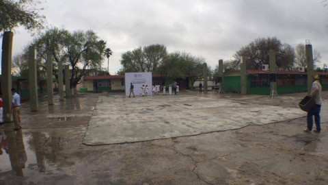 Techumbres principales necesidades de escuelas en Matamoros 