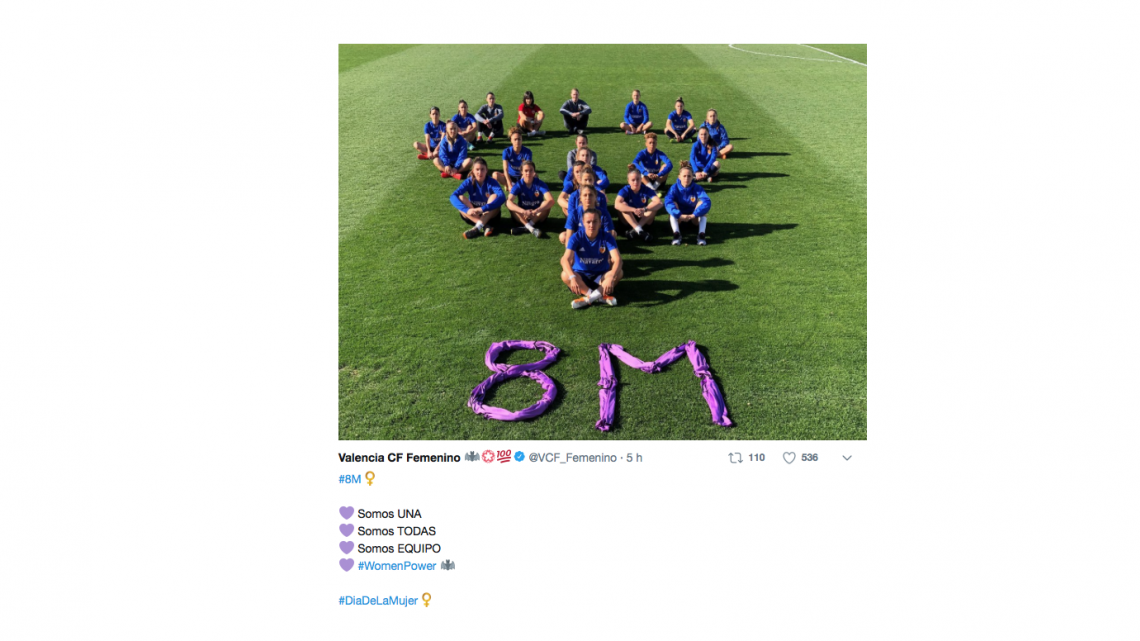 Equipos de futbol hacen un llamamiento a la igualdad