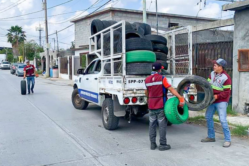 Van más de 254 mil llantas recolectadas por el Gobierno Municipal 