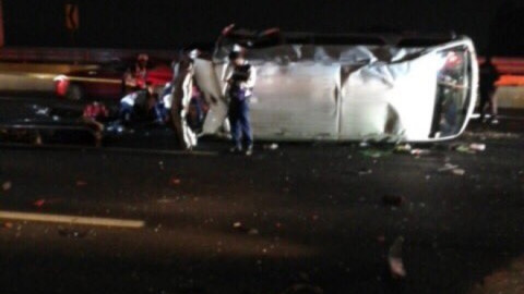 Accidente en la México-Pachuca deja un muerto  y más de 10 heridos