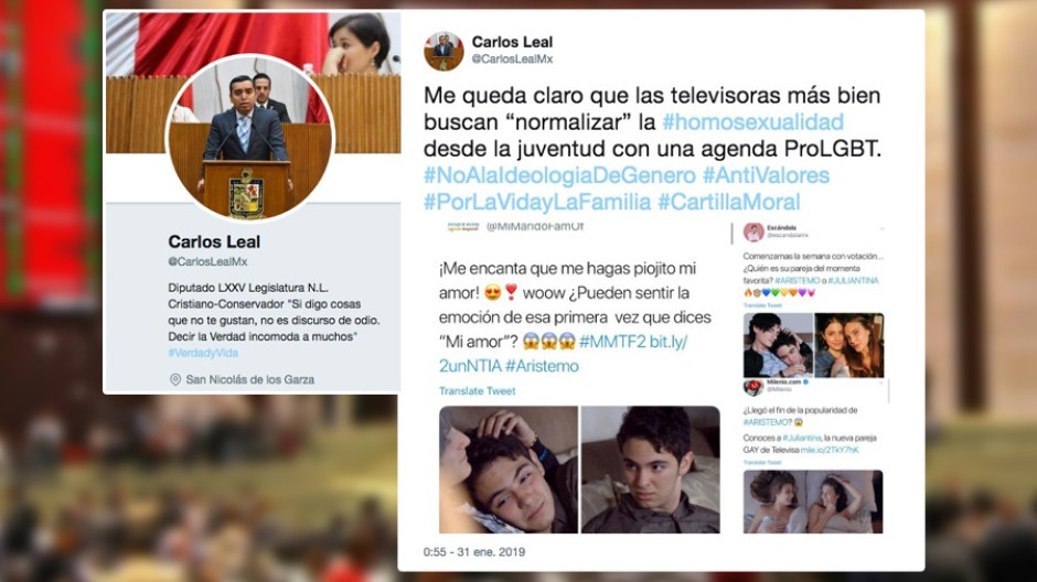 Diputado de Morena inconforme por “normalizar homosexualidad”