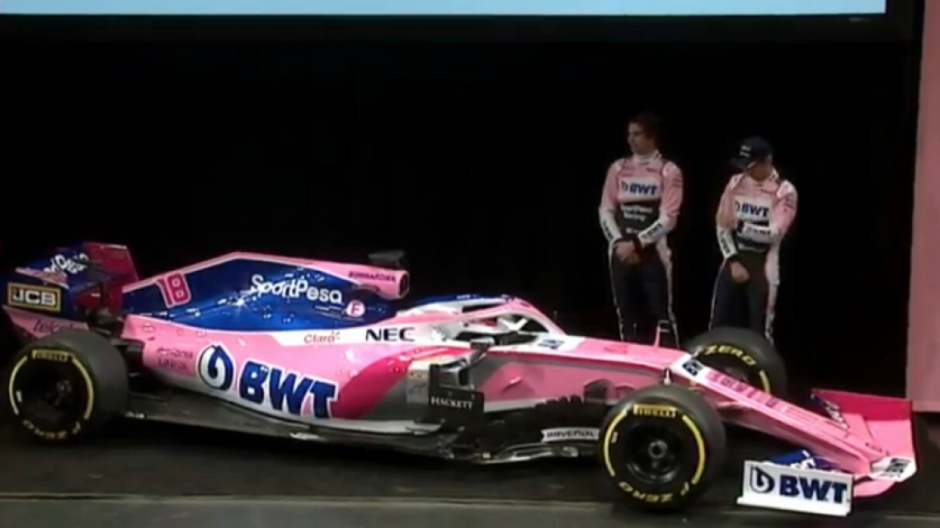 “Checo” Pérez ya tiene auto para temporada 2019