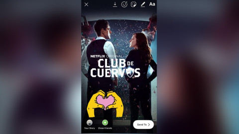 Ya podrás compartir tus favoritos de Netflix en Instagram