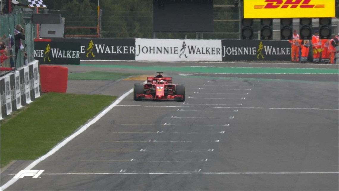 Vettel se lleva el GP de Bélgica, Checo Pérez queda en quinto