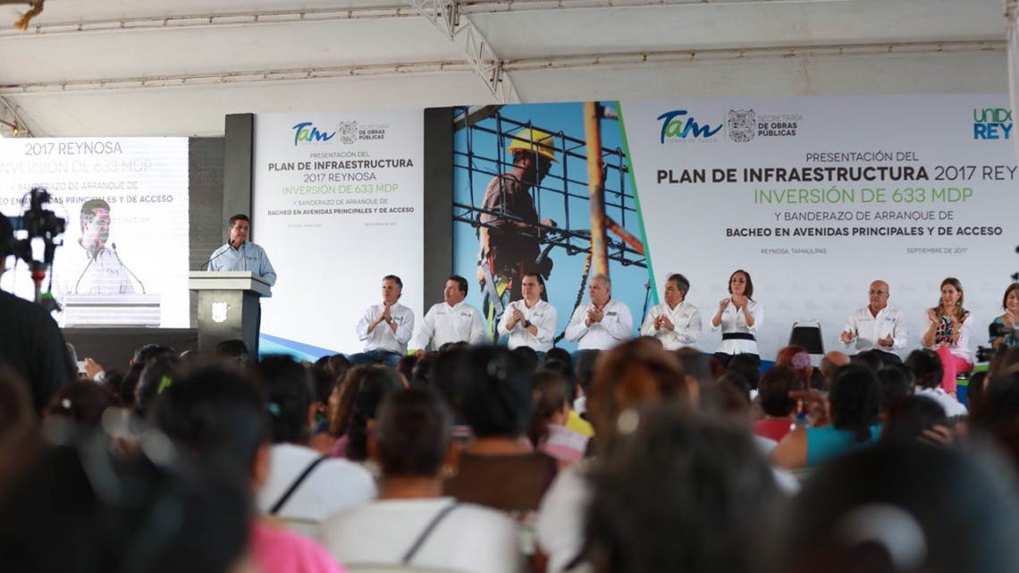 Activa Gobernador Plan de Infraestructura en Reynosa