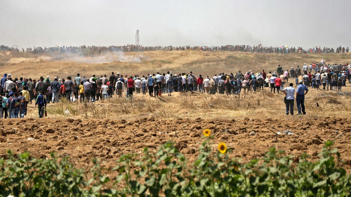 Protestas masivas en Gaza dejan al menos 41 muertos 