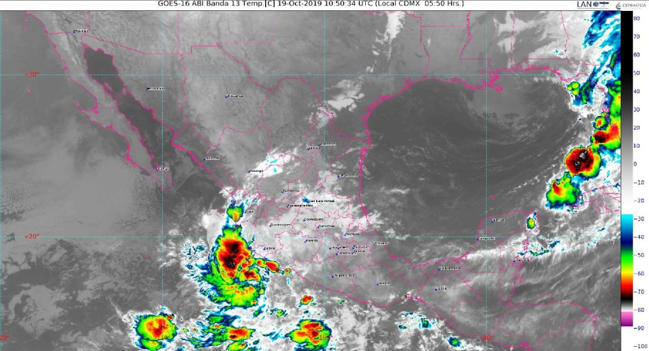 SMN pronostica lluvias en gran parte del país 