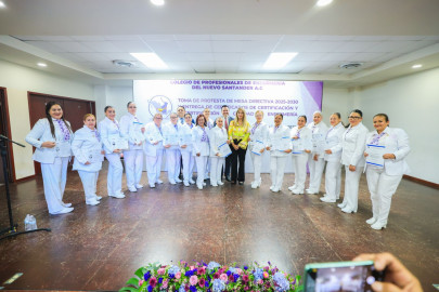Celebró Colegio de Profesionales de Enfermería del Nuevo Santander, toma de protesta