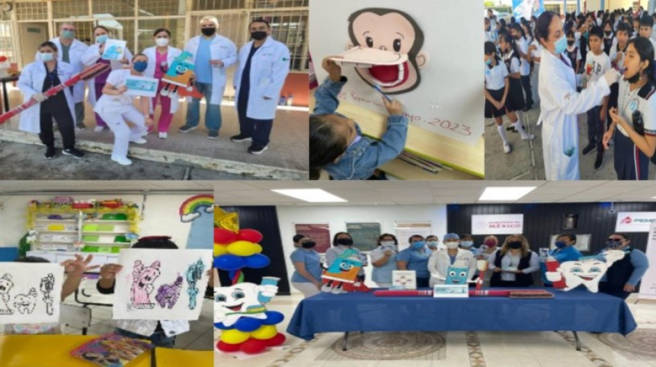 Participa Hospital Regional Reynosa de PEMEX  en Primera Semana de Salud Bucal 2023