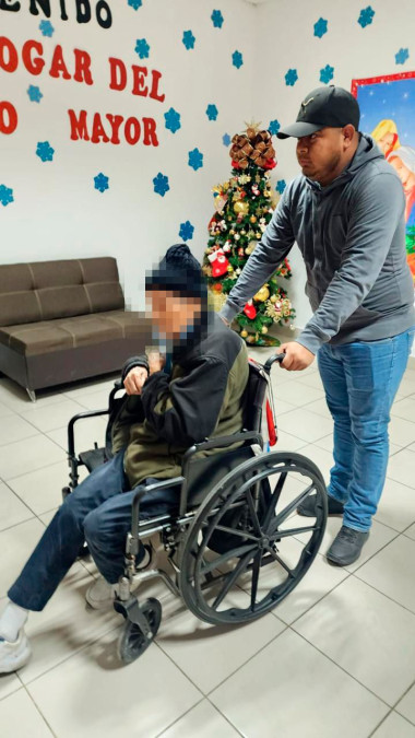 Rescata DIF Reynosa a abuelito extranjero