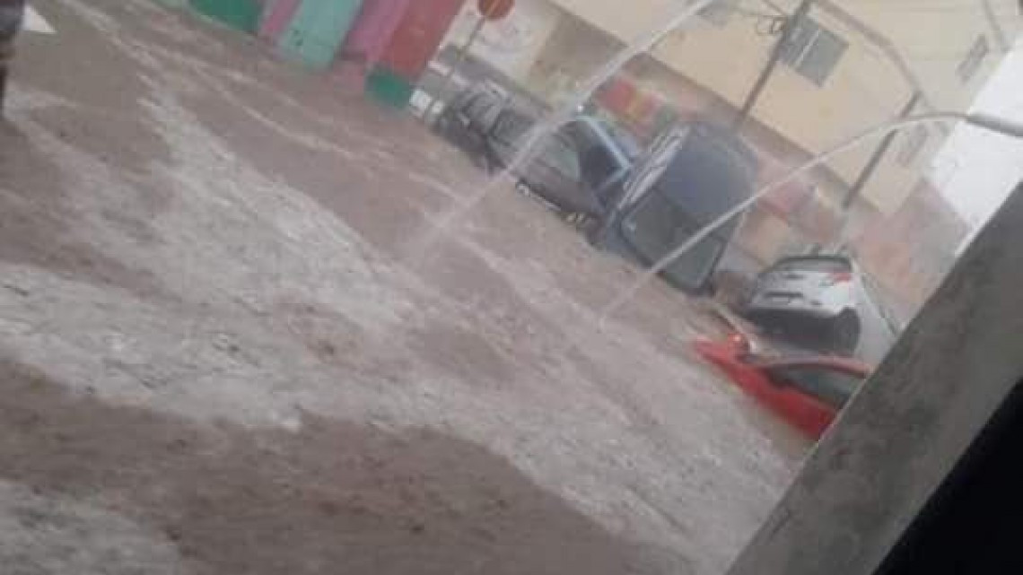 Matehuala es azotada por tromba, hay cuantiosos daños