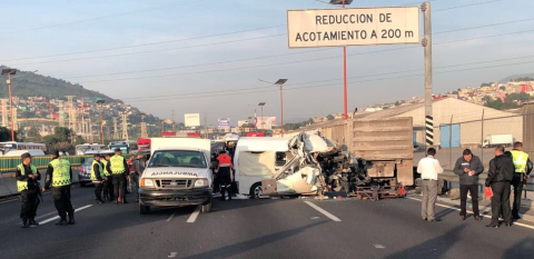 Aumenta a 13 muertos, saldo de accidente en autopista México-Pachuca
