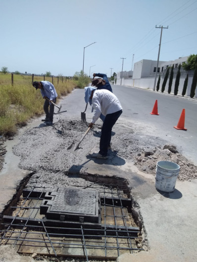 Construyó COMAPA caja de válvulas en Vista Hermosa