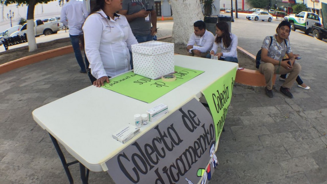 Imaj inicia colecta de medicamentos en Matamoros 